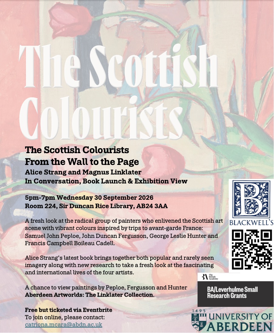 The Scottish Colourists: From the Wall to the Page